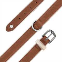 James & Steel Sotnos Classic Tech Dog Collar - Brown